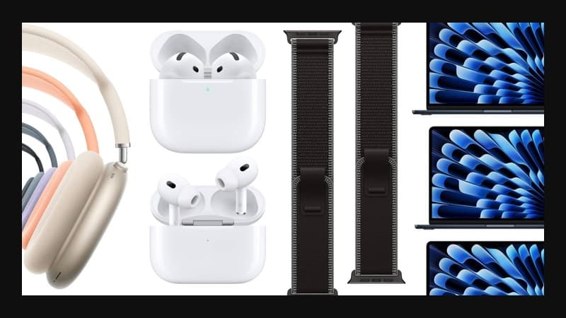 Deals: AirPods Pro 3, AirPods Max 2, Apple Watch from $219, black Trail Loop, MacBook Air, more