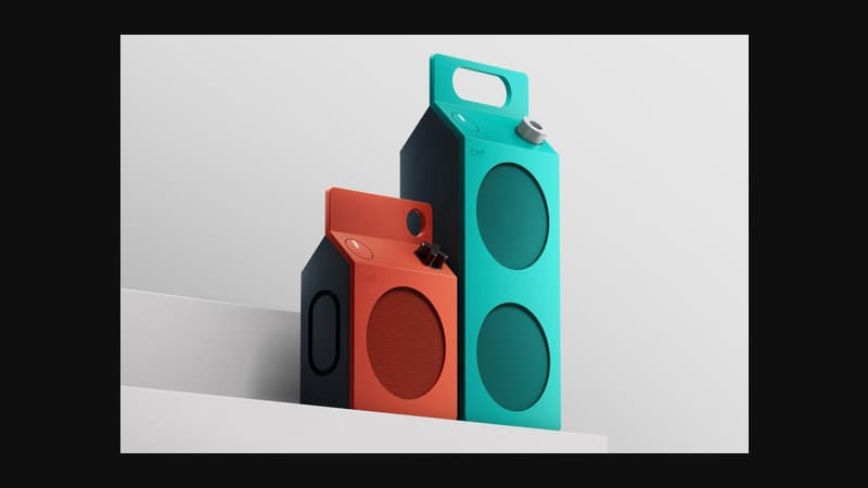 CMF’s first wireless speakers look like musical milk cartons