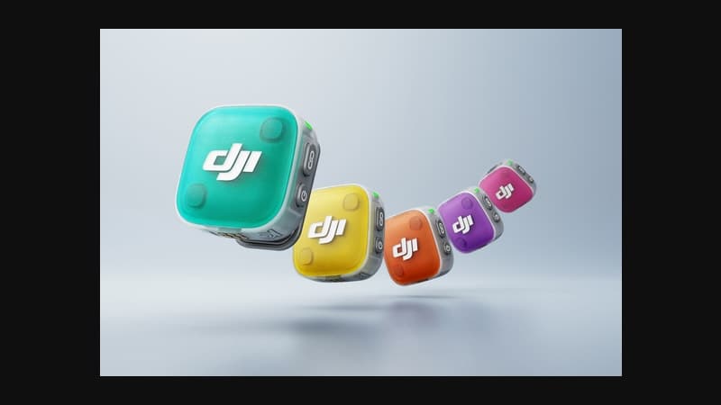 DJI’s new Mic Mini 2 adds colorful covers to help them blend in
